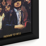 Retro AC/DC Highway to Hell Poster - Vintage 1979 Tour Wall Art