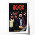 Retro AC/DC Highway to Hell Poster - Vintage 1979 Tour Wall Art