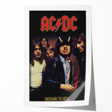 Retro AC/DC Highway to Hell Poster - Vintage 1979 Tour Wall Art