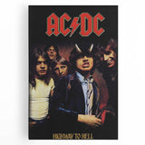 Retro AC/DC Highway to Hell Poster - Vintage 1979 Tour Wall Art