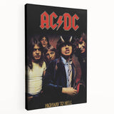 Retro AC/DC Highway to Hell Poster - Vintage 1979 Tour Wall Art