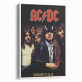 Retro AC/DC Highway to Hell Poster - Vintage 1979 Tour Wall Art