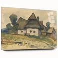Realism Art Print – Village Motif by Zolo Palugyay | Rustic Countryside Scene