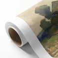 Realism Art Print – Village Motif by Zolo Palugyay | Rustic Countryside Scene