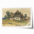 Realism Art Print – Village Motif by Zolo Palugyay | Rustic Countryside Scene