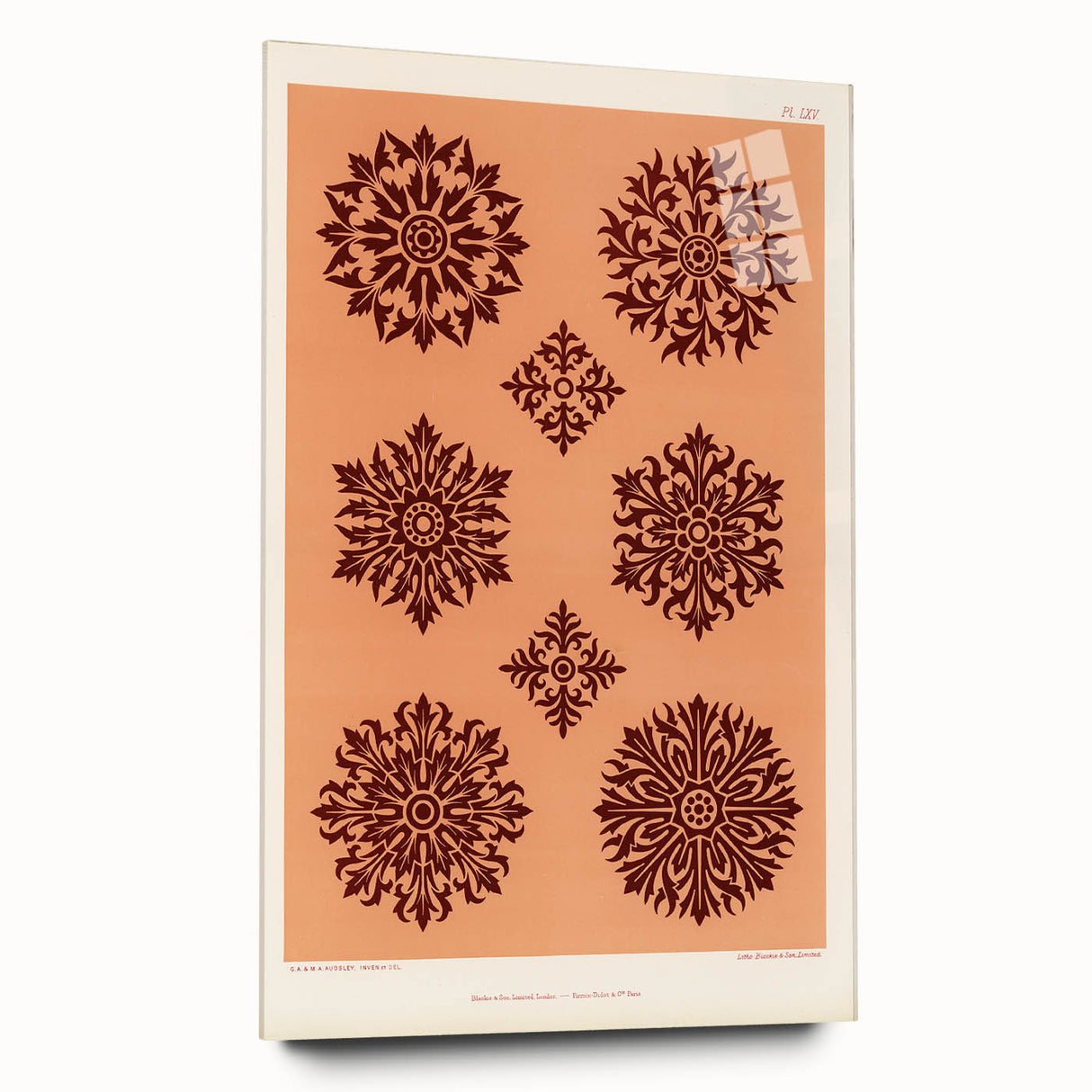 Renaissance Pattern Art Print – Decorative Historical Artwork