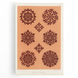 Renaissance Pattern Art Print – Decorative Historical Artwork