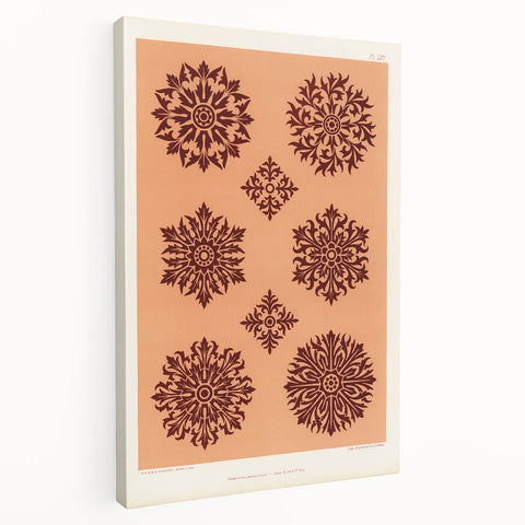 Renaissance Pattern Art Print – Decorative Historical Artwork