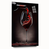 Elegant Wine Pour - Framed Kitchen Prints for Sophisticated Decor