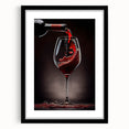 Elegant Wine Pour - Framed Kitchen Prints for Sophisticated Decor