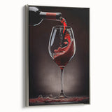 Elegant Wine Pour - Framed Kitchen Prints for Sophisticated Decor