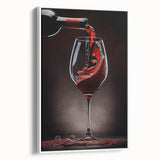 Elegant Wine Pour - Framed Kitchen Prints for Sophisticated Decor