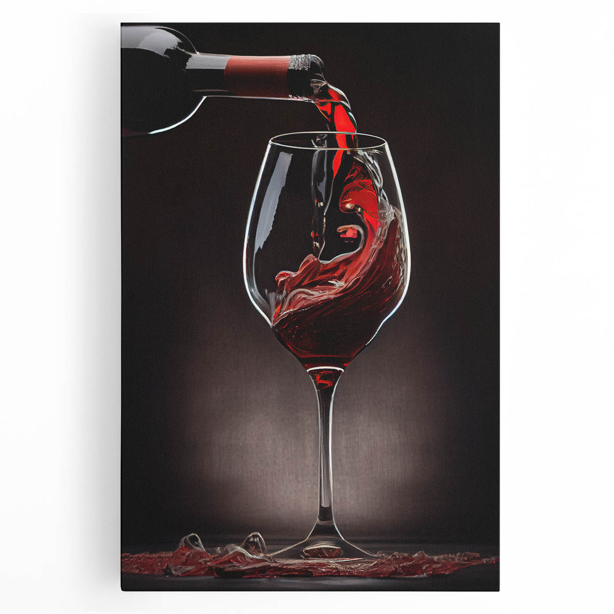 Elegant Wine Pour - Framed Kitchen Prints for Sophisticated Decor
