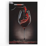 Elegant Wine Pour - Framed Kitchen Prints for Sophisticated Decor