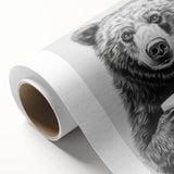 Bathroom Canvas Art - Bear Holding Toilet Paper