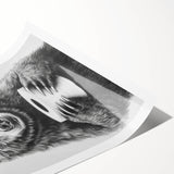 Bathroom Canvas Art - Bear Holding Toilet Paper