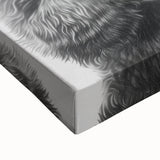 Bathroom Canvas Art - Bear Holding Toilet Paper