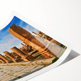 Extra large rolled print featuring line art flowers in monochrome, ideal for large living room wall decor.