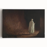 Large black and white stretched canvas featuring an Ethiopian landscape, ideal for kitchen wall art.