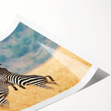 Extra large wall art featuring line art flowers in vibrant hues on a rolled print, ideal for large living room decor.