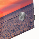 Acrylic print of a large abstract Madagascar scenery in muted earth tones, ideal for dining room art.