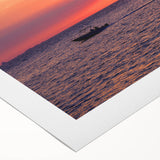 Art deco poster of Madagascar scenery in muted earth tones on rolled canvas, suitable for dining room decor.