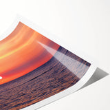 Extra large rolled print featuring line art flowers and floral art in muted earth tones.