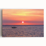 Large black and white stretched canvas of a Madagascar scenery, ideal for kitchen wall art.