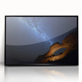 Large abstract wall art depicting Namibian scenery in muted earth tones on framed acrylic.