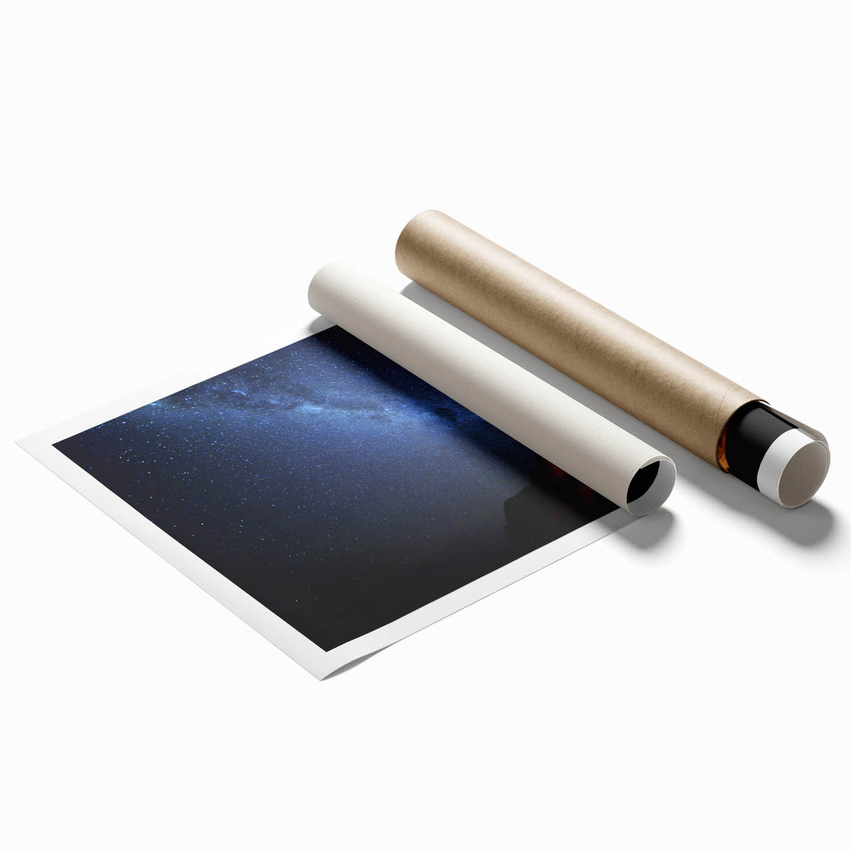 Extra large rolled print of a serene Namibian landscape with soft pastel colors, ideal for classy bathroom wall art.