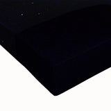 Large art depicting a black and white landscape of Namibia on stretched canvas, suitable for bedroom wall decor.