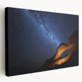 Large art featuring a scenic Namibian landscape on stretched canvas, with warm earth tones, ideal for kitchen wall art.