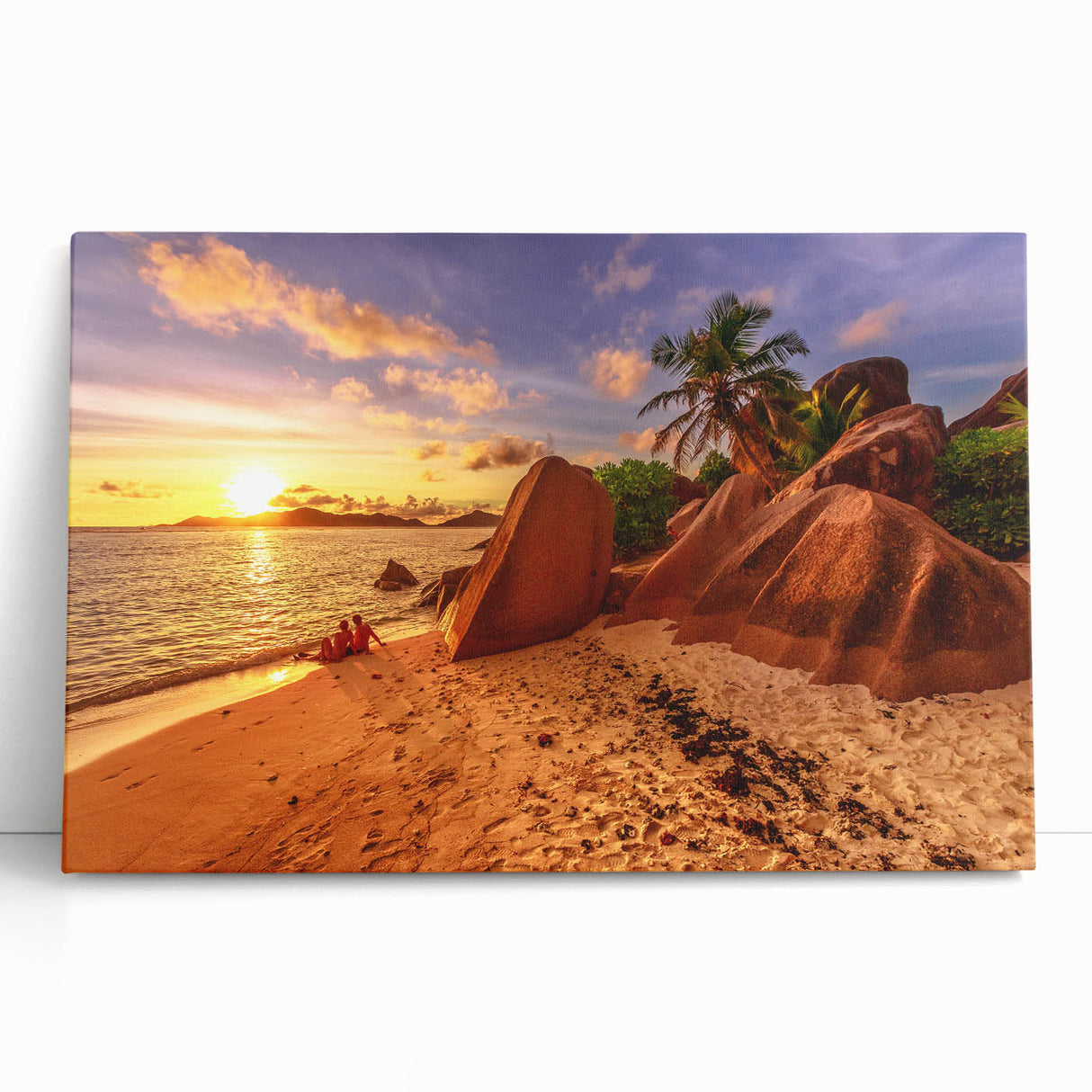 Romantic Seychelles Sunset Wall Art - Main Image