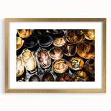 Extra large wall art featuring an abstract depiction of a Zambia scenery in muted earth tones on a textured canvas.