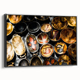 Black and white landscape art painting of Zambia on framed canvas, ideal for bedroom wall decor.