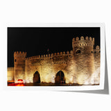 Extra large rolled print of a floral landscape in muted earth tones, ideal for art wall dining room decor.