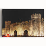 Black and white photograph of an Asian street scene on large stretched canvas, suitable for kitchen wall art.