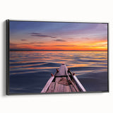 Black and white framed canvas depicting a vintage-style landscape of Bangladesh, ideal for bedroom wall decor.