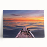 Black and white stretched canvas of a serene Bangladesh landscape, ideal for kitchen wall art or bedroom ambiance.