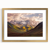 Extra large framed wall art featuring an abstract textured design in muted gold and beige tones, ideal for living room decor.