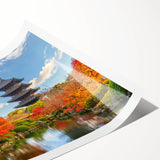 Extra large wall art featuring line art flowers with minimal details, printed on rolled canvas.