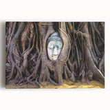 Black and white photo of a Laos landscape on large stretched canvas, ideal for kitchen wall art.