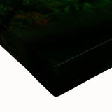 Black and white landscape art painting of a Malaysian scenery on stretched canvas, suitable for bedroom wall decor.