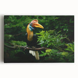 Black and white photograph of Malaysian landscape on stretched canvas, suitable for kitchen wall art.