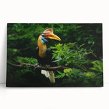 Black and white photograph of a Malaysian landscape on stretched canvas, ideal for kitchen wall art or bedroom ambiance.