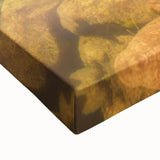 Large art featuring a black and white landscape painting of Nepalese scenery on stretched canvas, suited for bedroom decor.