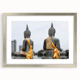 Textured abstract art print of a Sri Lankan landscape in muted earth tones, framed in silver, ideal for bedroom decor.