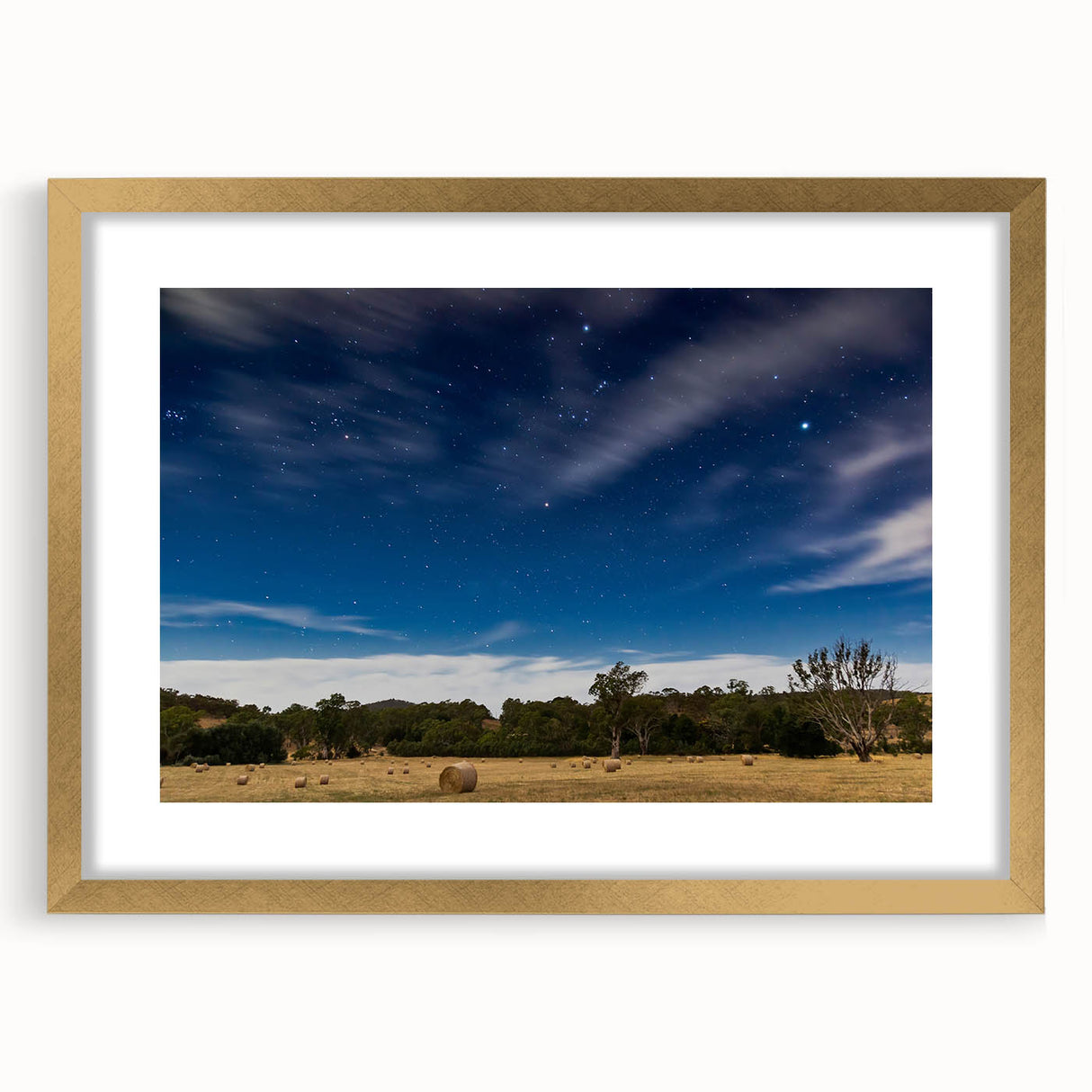 Textured abstract art print of Adelaide scenery in muted earth tones on a framed canvas, suitable for bedroom decor.