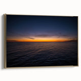 Framed canvas wall art depicting a vintage-style landscape of New Brunswick with a black and gold color palette.