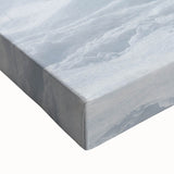 Landscape art painting of Northwest Territories on stretched canvas, in black and white tones, suitable for bedroom wall art.